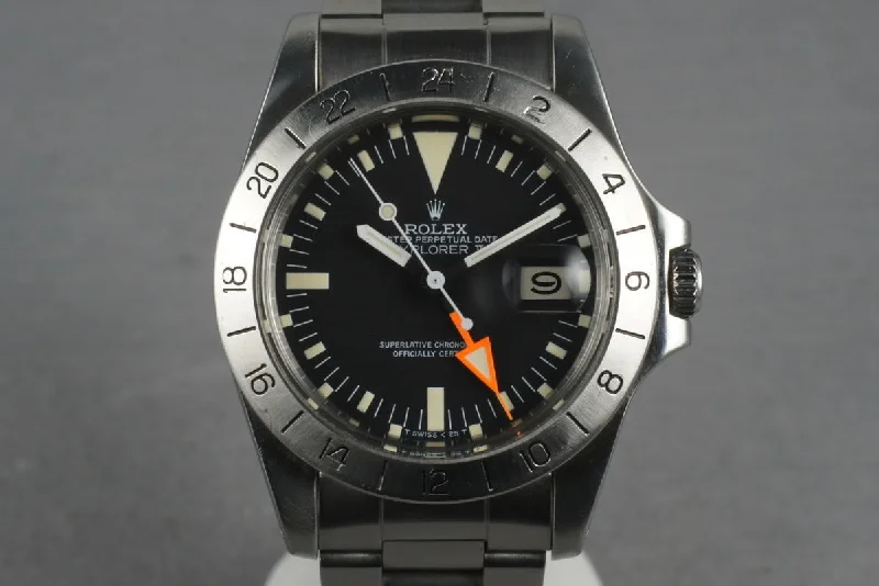 Rolex watches with vintage appeal -1980 Rolex Explorer II 1655