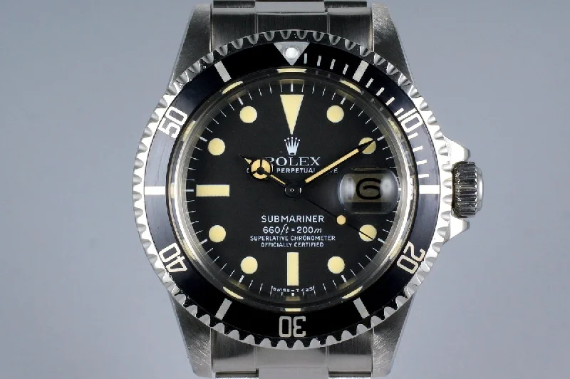 Rolex Yacht-Master with polished steel case -1978 Rolex Submariner 1680 with Box and Papers