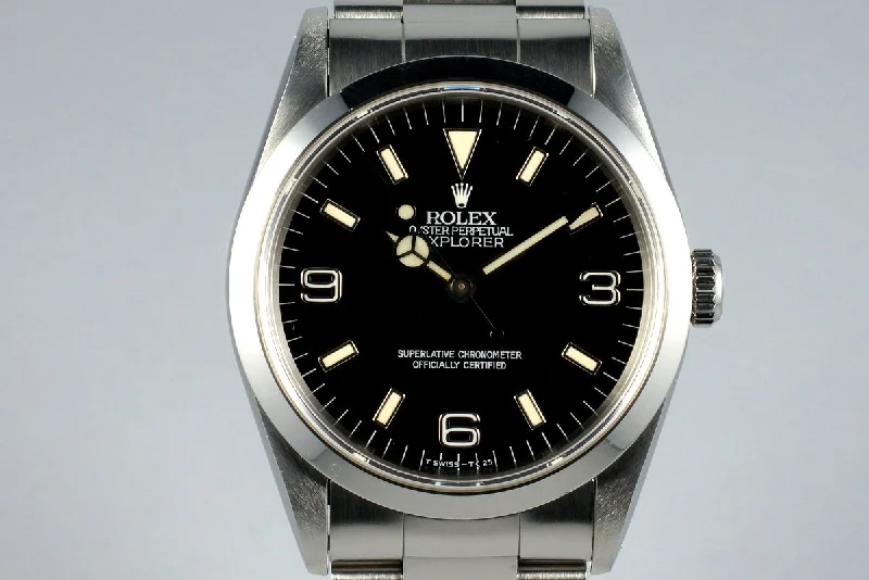 Rolex Datejust with polished bezel -1991 Rolex Explorer 14270