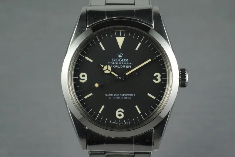 Rolex Milgauss with stainless steel finish -1966 Rolex Explorer 1 1016