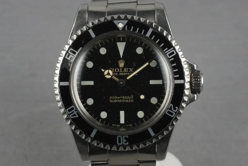 Rolex Explorer with iconic black dial -1966 Rolex Submariner Ref: 5513 gilt Dial with Pateted 9315