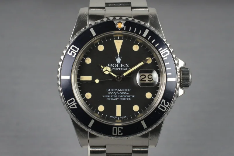 Rolex Submariner with steel and gold -1981 Rolex Submariner 16800