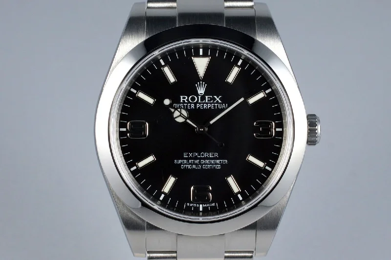 Rolex deep-sea diving watches -2014 Rolex Explorer 214270 with Box and Papers