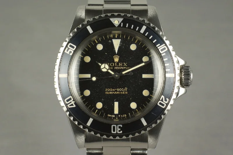 Rolex Sea-Dweller 43mm with steel bracelet -1964 Rolex Submariner 5513 with Gilt Meters First Dial