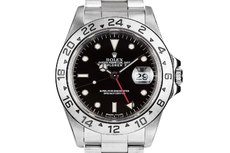 Rolex Explorer with iconic black dial -1997 Rolex Explorer II 16570 Black Dial