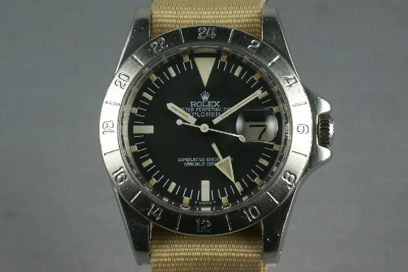 Rolex Submariner with red text -Rolex Explorer II 1655 Rail Dial