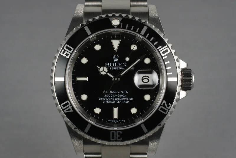 Rolex GMT-Master II with Jubilee bracelet -2006 Rolex Submariner 16610 with Box and Papers