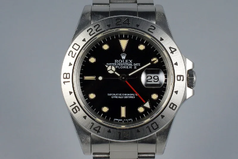 Rolex Milgauss with magnetic resistance -1991 Rolex Explorer II 16570 Black Dial