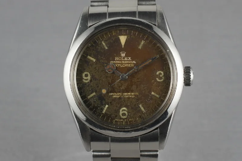 Rolex Deepsea 44mm with extended water resistance -1959 Rolex Explorer 1 1016 Tropical Gilt Dial with Rolex Service Papers