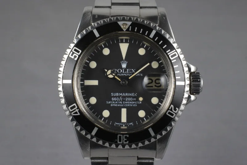 Rolex Sea-Dweller 4000 with rotating bezel -1978 Rolex Submariner 1680