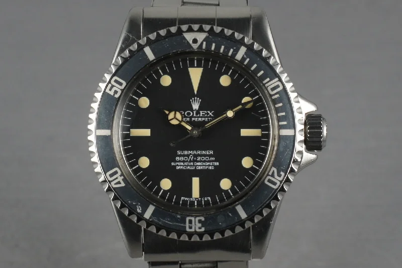 Rolex Submariner Date 40mm with high-tech materials -1964 Rolex Submariner 5512 PCG case with Matte Dial