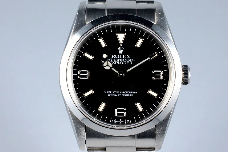 Rolex Datejust 41mm with fluted bezel -1995 Rolex Explorer 14270