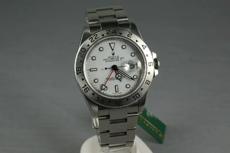 Rolex Sky-Dweller with white dial -Rolex Explorer II 16570