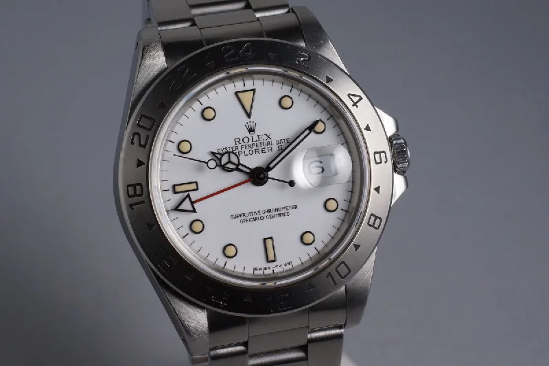 Rolex Submariner with steel and gold -1991 Rolex Explorer II 16570