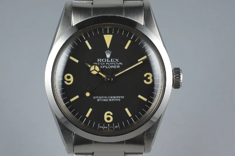 Rolex Sea-Dweller with deep-sea capabilities -1979 Rolex Explorer 1 1016 with Box