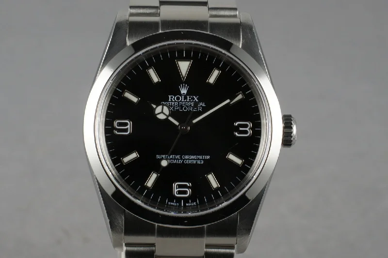 Rolex Day-Date 40mm with polished dial -2005 Rolex Explorer 114270