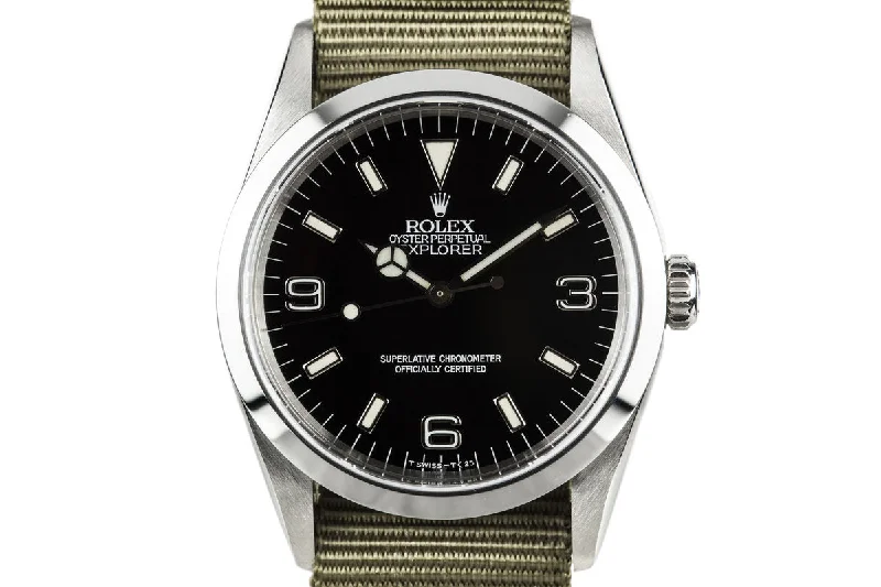 Rolex Sky-Dweller with stainless steel -1995 Rolex Explorer 14270