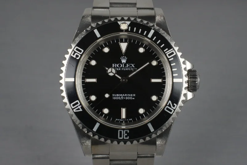 Rolex Submariner with high water resistance -1991 Rolex Submariner 14060