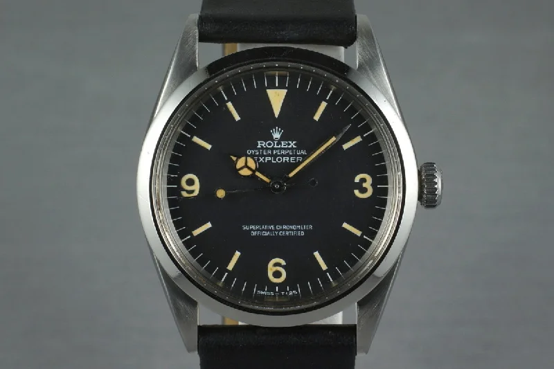 Rolex Submariner with black bezel -1972 Rolex Explorer 1 1016