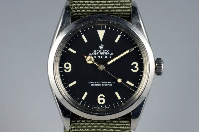 Rolex Air-King automatic watch -1966 Rolex Explorer I 1016 Service Dial