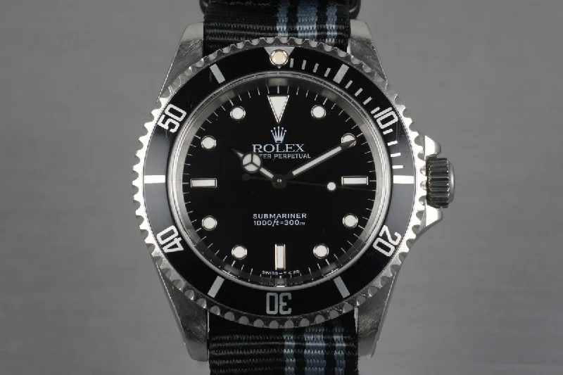 Rolex Day-Date with platinum case -1993 Rolex Submariner 14060