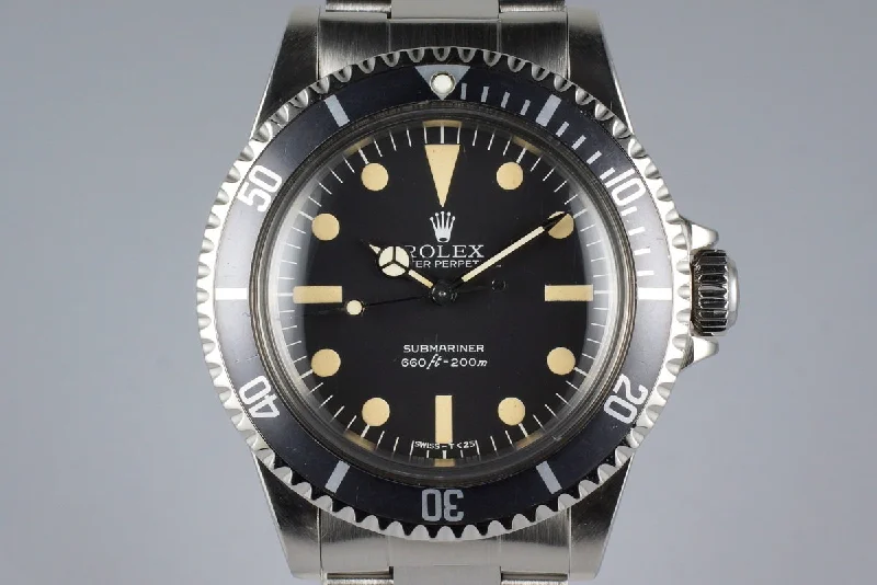 Rolex GMT-Master II with modern design -1979 Rolex Submariner 5513 Mark III Maxi Dial