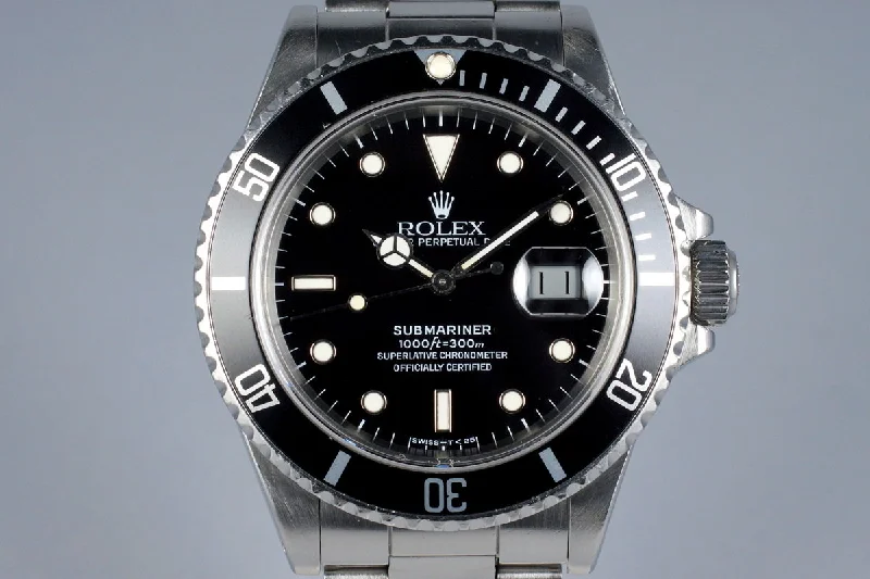 Rolex Datejust 41mm with sapphire crystal -1986 Rolex Submariner 16800