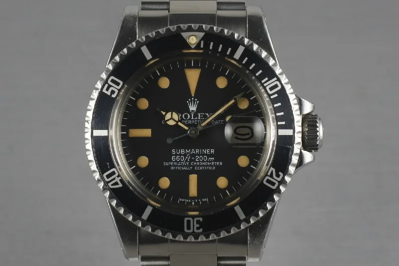 Rolex 41mm Datejust for men -1978 Rolex Submariner 1680 with Creamy Dial