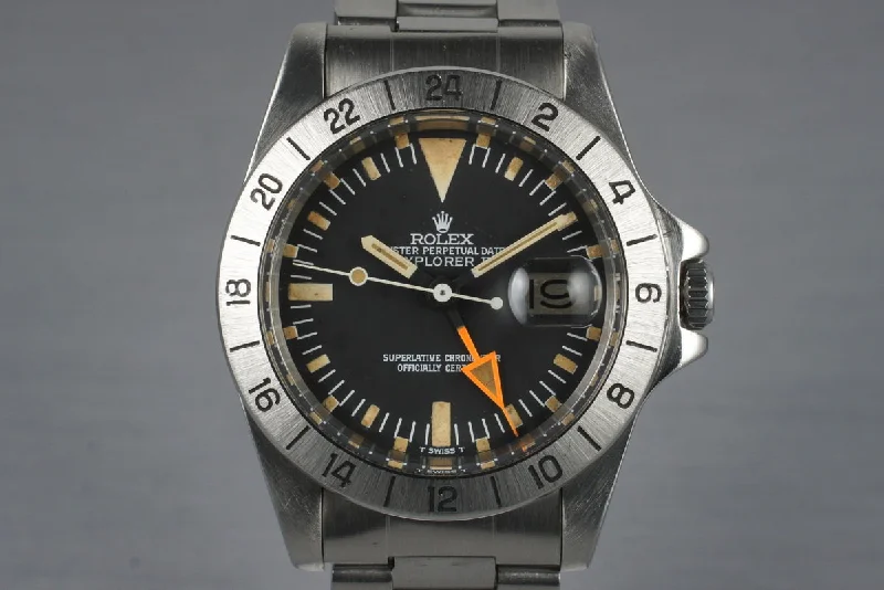 Rolex Air-King with vintage design -1978 Rolex Explorer II 1655 with Mark III Rail Dial