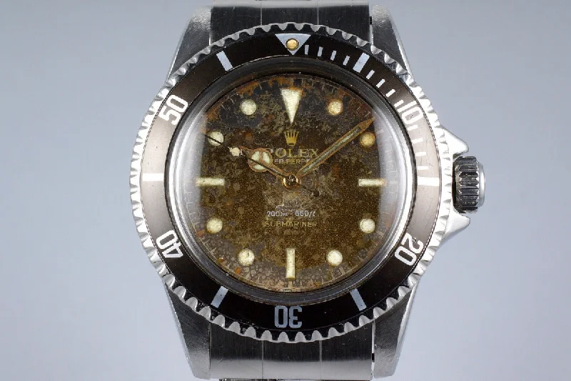 Rolex Deepsea 44mm dive watch -1961 Rolex Submariner 5512 PCG with Tropical Gilt Chapter Ring 2 Line Dial