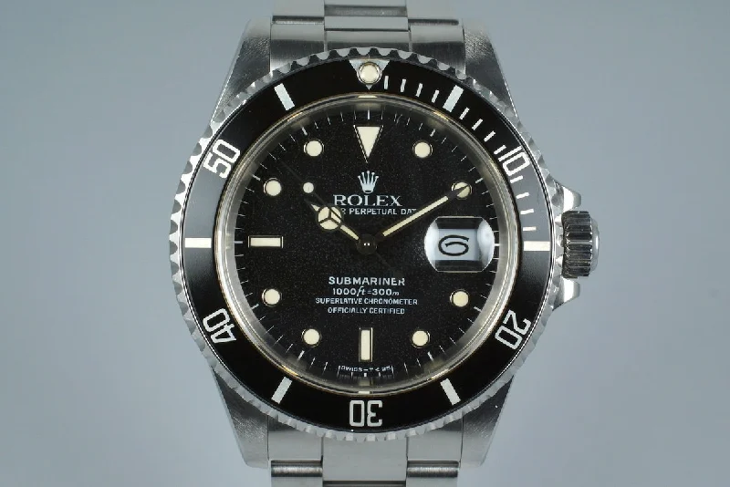 Rolex Milgauss with blue dial version -1988 Rolex Submariner 16610