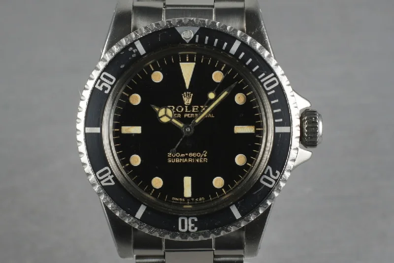 Rolex Air-King automatic watch -1964 Rolex Submariner 5513 PCG   with Gilt Dial