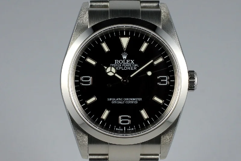 Rolex watches with stainless steel bracelet -2004 Rolex Explorer 114270