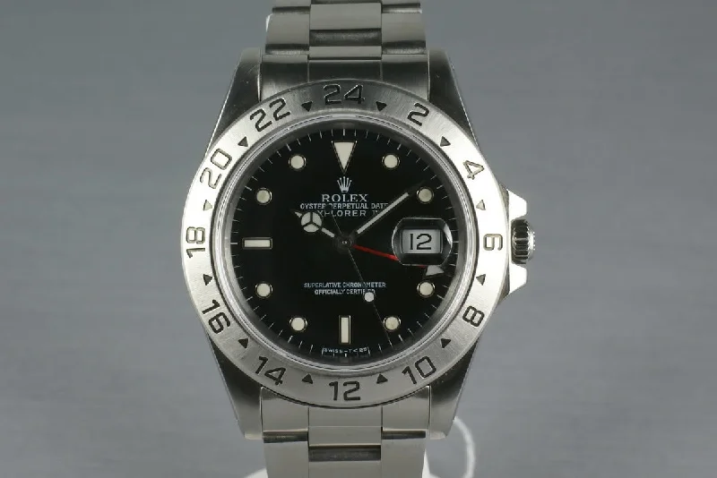 Rolex Submariner with rubber strap -Rolex Explorer II 16570