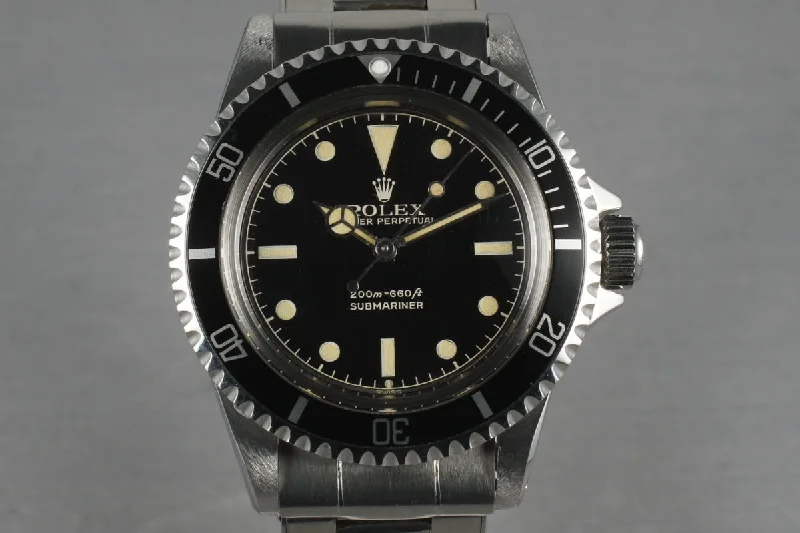 Rolex Day-Date with platinum dial -1963 Rolex Submariner 5512 PCG with Glossy Chapter Ring Dial