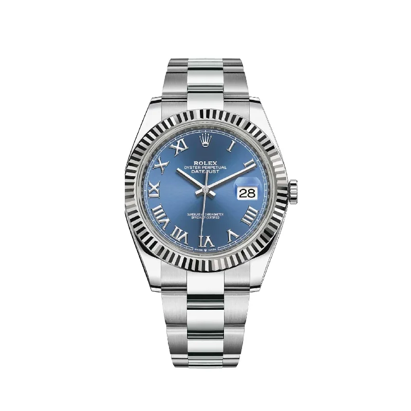 Rolex watches for luxury collectors -Rolex Datejust 126334 Stainless Steel Blue Dial Oyster (2021)