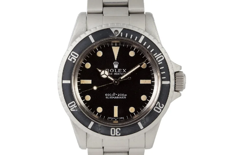 Rolex Sea-Dweller 43mm ceramic bezel -1968 Rolex Submariner 5513