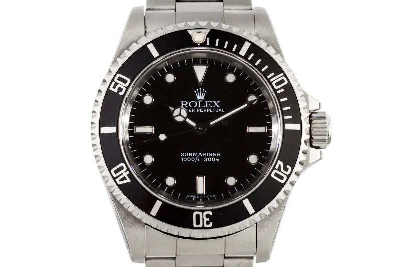 Rolex Explorer II with black bezel -1998 Rolex Submariner 14060