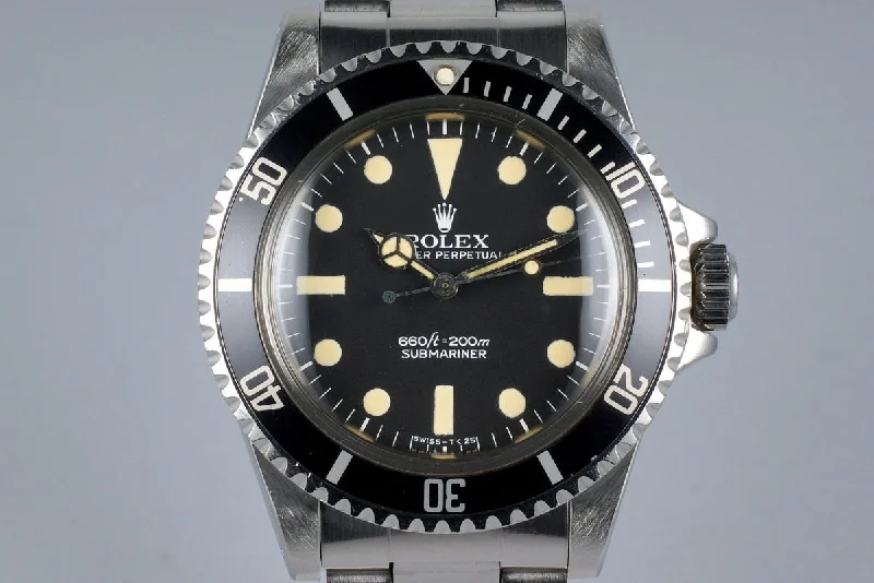 Rolex Submariner with ceramic case -1978 Rolex Submariner 5513 Mark I Maxi Dial