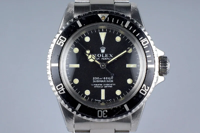 Rolex 2025 edition watches -1967 Rolex Submariner 5512 4 Line Dial