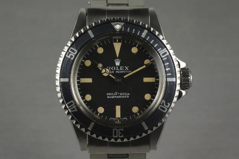 Rolex Submariner with classic green bezel -1970 Rolex Submariner 5513