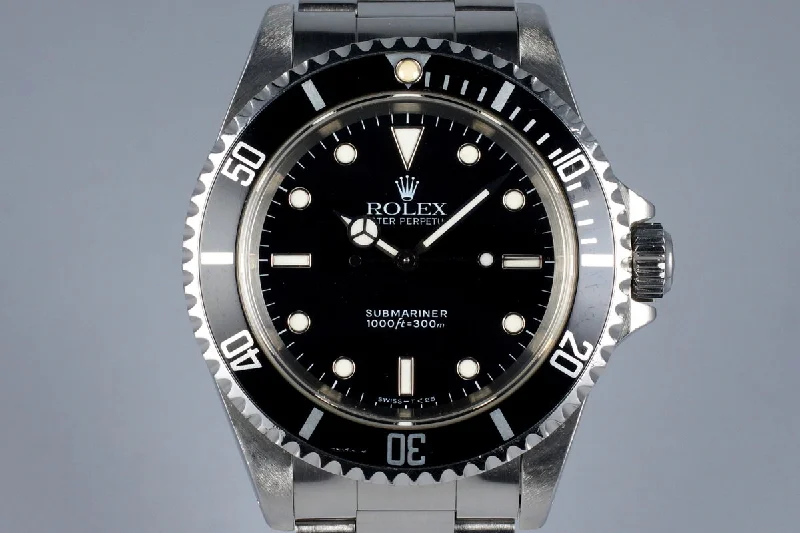 Rolex Submariner with classic green bezel -1994 Rolex Submariner 14060