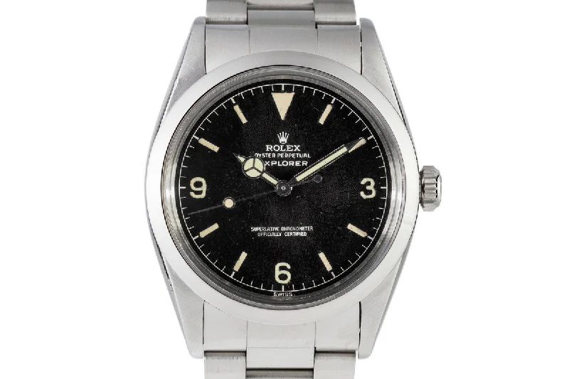 Rolex Oyster Perpetual with black dial -1960 Rolex Explorer 1016 Gilt Dial with Papers