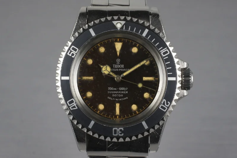 Rolex Datejust with white Roman numerals -1965 Tudor Submariner 7928 Tropical Chapter Ring Dial with Box