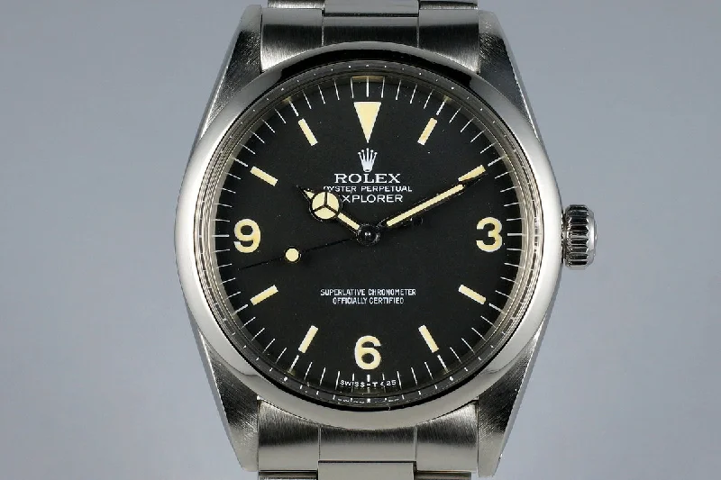 Rolex Explorer I with vintage appeal -1974 Rolex Explorer 1 1016