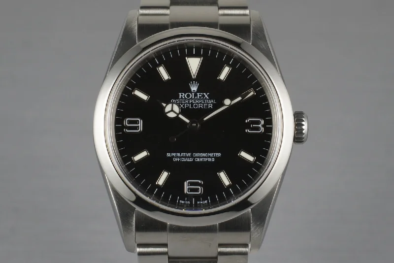 Rolex Sky-Dweller with white dial -2006 Rolex Explorer 114270