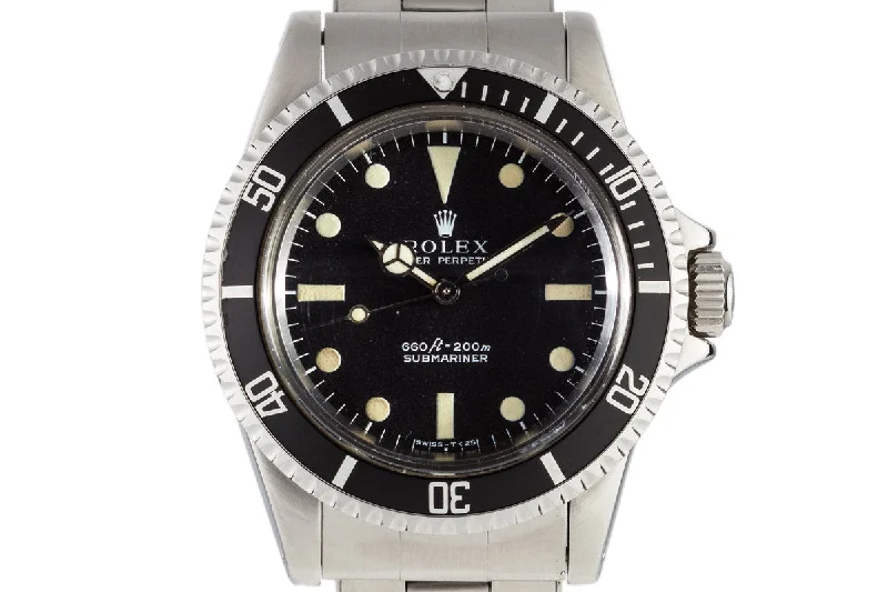 Rolex Submariner with rubber strap -1972 Rolex Submariner 5513