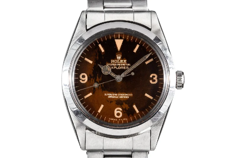 Rolex Sea-Dweller with helium valve -1966 Rolex Explorer I 1016 with Tropical Gilt Dial