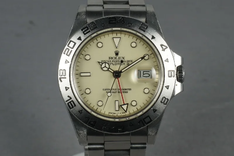 Rolex Datejust 41mm with steel and yellow gold -1986 Rolex Explorer II 16550 Cream Dial with Box and Papers Unpolished