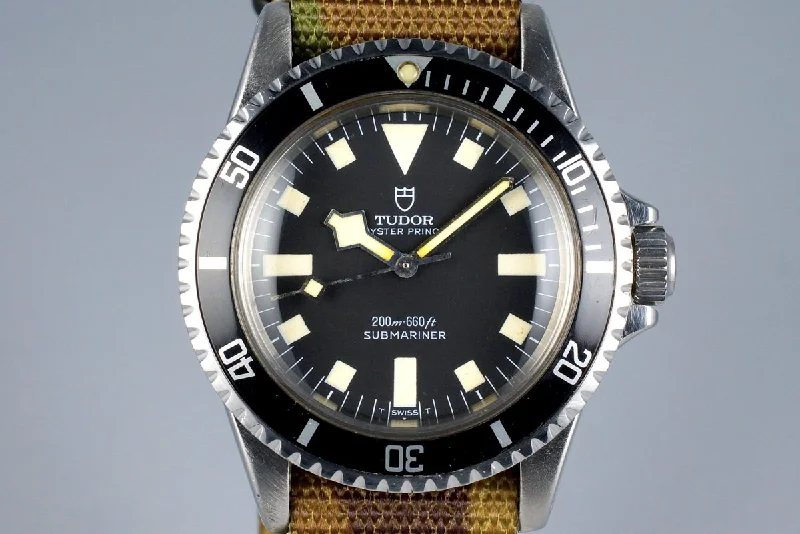 Rolex Submariner stainless steel version -1968 Tudor Submariner 7016/0 Black Snowflake